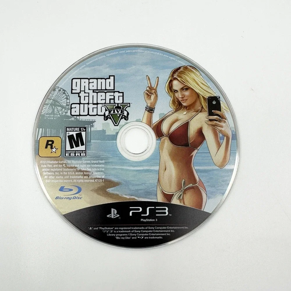 Grand Theft Auto V GTA 5 Sony PlayStation 3 (PS3) 2013‎ Disc Only No Case